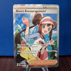 Rosa’s Encouragement 114/088 Full Art Trainer Pokemon TCG Perfect Order NM - Image 1