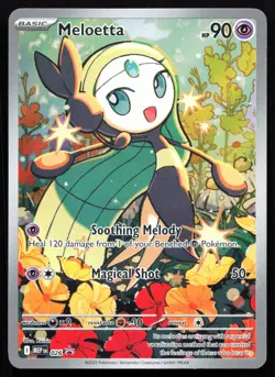 Meloetta 026 NM ME: Mega Evolution Promo Holo Illustration Rare Pokemon - Image 1