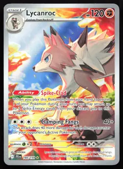 Lycanroc 166/159 NM Journey Together Illustration Rare Pokemon - Image 1