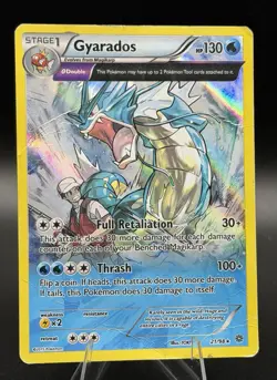 Pokemon XY Ancient Origins Gyarados Holo Rare #21/98 - Image 1