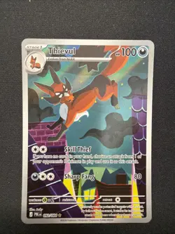 Pokemon TCG: Thievul (Illustration Rare) - 92/84 - ME: Pitch Black - NM - Image 1
