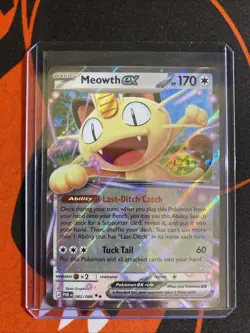 Meowth EX 062/088 Pokemon Perfect Order Double Rare Holo NM - Image 3