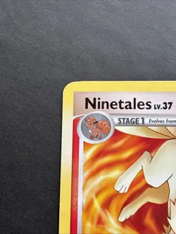 Pokemon TCG Ninetales 32/123 Mysterious Treasures Non-Holo Rare MP - Image 2