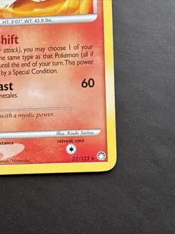 Pokemon TCG Ninetales 32/123 Mysterious Treasures Non-Holo Rare MP - Image 4