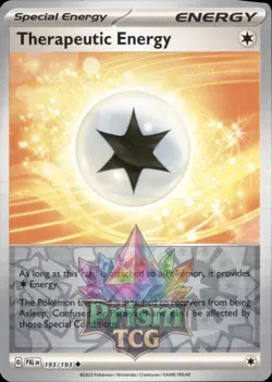 Therapeutic Energy 193/193 Uncommon Reverse Holo Paldea Evolved Pokemon - Image 1