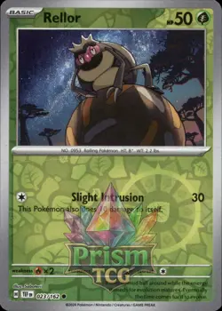 Rellor 23/162 Common Reverse Holo Temporal Forces Pokemon - Image 1