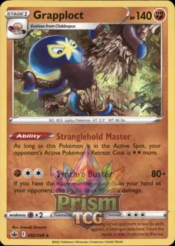 Grapploct 92/198 Rare Holo Chilling Reign Pokemon - Image 1