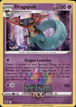Dragapult 89/195 Rare Holo Silver Tempest Pokemon - Image 1