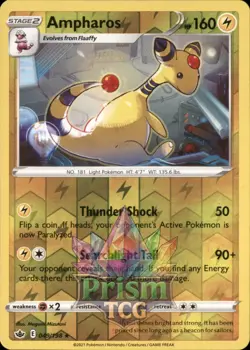 Ampharos 49/198 Rare Reverse Holo Chilling Reign Pokemon - Image 1