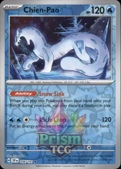 Chien-Pao 56/191 Rare Reverse Holo Surging Sparks Pokemon - Image 1
