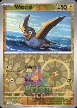 Wattrel 77/198 Common Reverse Holo Scarlet & Violet Pokemon - Image 1