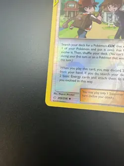 POKEMON RED & BLUE 202/236 REVERSE HOLO COSMIC ECLIPSE TAG TEAM - Image 5