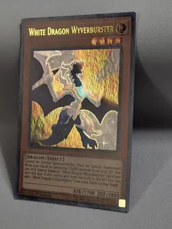 3 x YuGiOh TCG White Dragon Wyverburster BLHR-EN076 Ultra Rare 1st Edition NM - Image 4