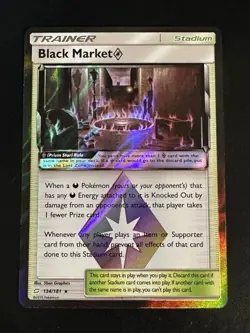 Black Market 134/181 Pokemon Team Up Prism Star Holo Rare NM - Image 1