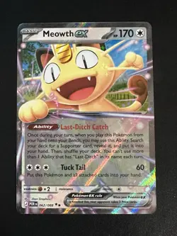 Meowth EX 062/088 Pokemon Perfect Order Double Rare Holo NM - Image 5
