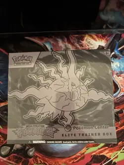 Pitch Black POKEMON CENTER PKC Elite Trainer Box ETB - Image 1
