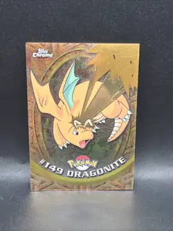 2000 Topps Chrome Series 1 Pokemon Dragonite #149 - Image 1