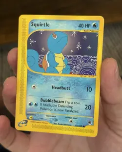 The Pokemon Company Squirtle Expedition Base Set 132/165 Regular Common 40 HP - Image 1