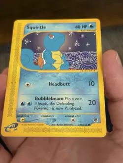 The Pokemon Company Squirtle Expedition Base Set 132/165 Regular Common 40 HP - Image 2
