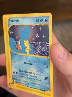 The Pokemon Company Squirtle Expedition Base Set 132/165 Regular Common 40 HP - Image 3
