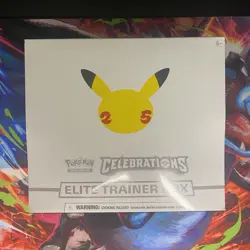 Pokemon TCG Celebrations Elite Trainer Box 25th Anniversary English 2021 - Image 1