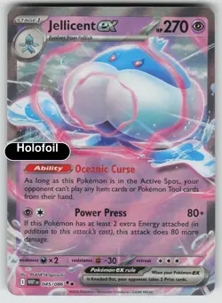 Pokemon - Jellicent ex - Holofoil [WHT - 045/086 Near Mint] - Image 2