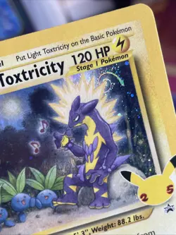 Pokemon Light Toxtricity SWSH137 Sword & Shield Promo Cards Holo MP Swirl - Image 5