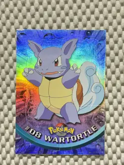 Wartortle #08 Chrome Foil Pokemon Topps Chrome Series 1 Holo Foil #71 - Image 1