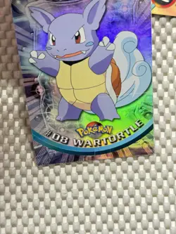 Wartortle #08 Chrome Foil Pokemon Topps Chrome Series 1 Holo Foil #71 - Image 4