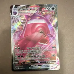 Pokemon Gengar VMAX 157/264 Fusion Strike Ultra Rare Full Art Holo 320 HP - Image 1