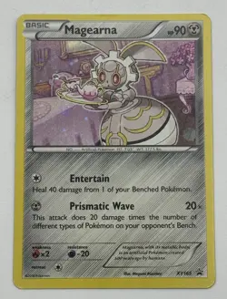 Pokemon TCG Magearna XY Black Star Promo XY165 Cosmos Holo LP - Image 1