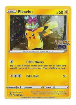 Pikachu SWSH234 SWSH: Sword & Shield Promo Cards Holo Pokemon TCG - NM - Image 1