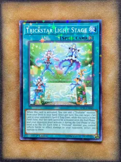 Yugioh Trickstar Light Stage SP18-EN040 Starfoil Common 1st Ed NM - Image 1