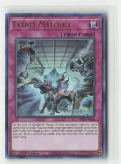 Evenly Matched GFTP-EN126 Ghosts From the Past Yu-Gi-Oh 1st Edition NM - Image 1