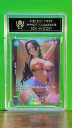 BOA HANCOCK Waifu Goddess Prismatic Refractor Card CUSTOM MADE Black Label - Image 1