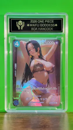 BOA HANCOCK Waifu Goddess Prismatic Refractor Card CUSTOM MADE Black Label - Image 3