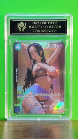 BOA HANCOCK Waifu Goddess Prismatic Refractor Card CUSTOM MADE Black Label - Image 4