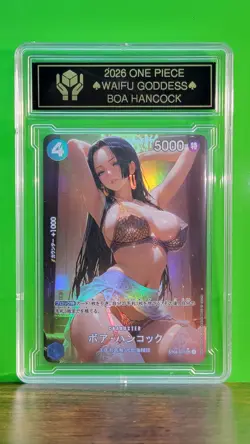 BOA HANCOCK Waifu Goddess Prismatic Refractor Card CUSTOM MADE Black Label - Image 5