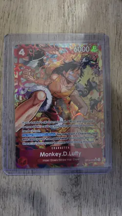 Monkey.D.Luffy Alt Art (OP16-015) | OP16 - The Time of Battle | ENGLISH - Image 1