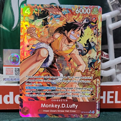 Bandai One Piece CCG Monkey D Luffy OP16-015 Super Rare Alternate Art EN - Image 1