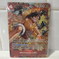 Monkey D Luffy Alt Art OP16-015 One Piece Time of Battle ENGLISH - Image 1