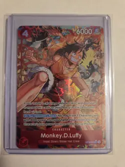 One Piece CCG Monkey.D.Luffy OP16-015 SR Alt Art NM - Image 1
