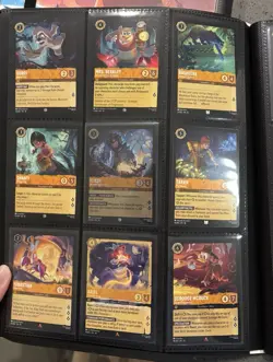 Disney Lorcana Whispers in The Well Card Lot (BINDER NOT INCLUDED) - Image 2