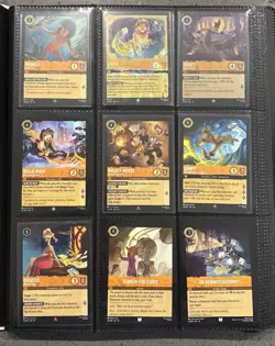 Disney Lorcana Whispers in The Well Card Lot (BINDER NOT INCLUDED) - Image 3
