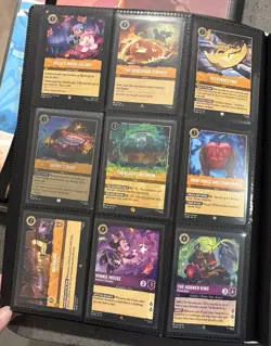 Disney Lorcana Whispers in The Well Card Lot (BINDER NOT INCLUDED) - Image 4