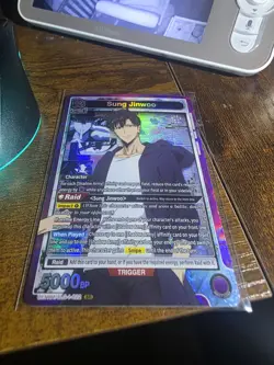 SUNG JINWOO SR UE17BT/SLG-1-022 UNION ARENA SOLO LEVELING NM - Image 2