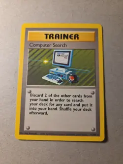 Pokemon TCG Computer Search Base Set 71/102 Regular Unlimited - Image 1