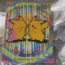 Topps Pokemon TV Animation Edition #132 Ditto Trading Card English - Image 2