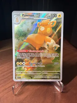 Pokemon TCG Pawmot 209/198 Scarlet & Violet Holo Illustration Rare - NM/M ✨ - Image 2