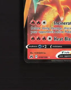 Charizard V 017/172 Brilliant Stars Ultra Rare Holo Pokemon Card NM - Image 5